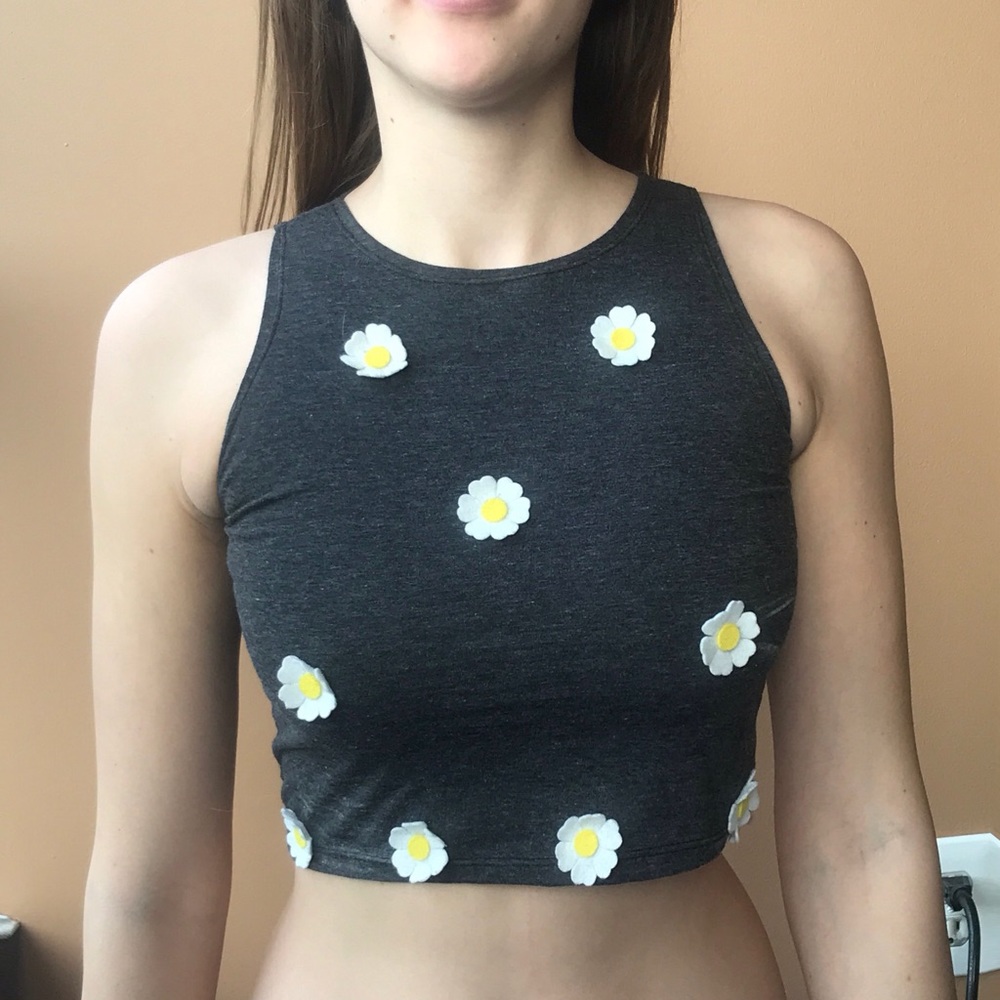 Daisy crop top